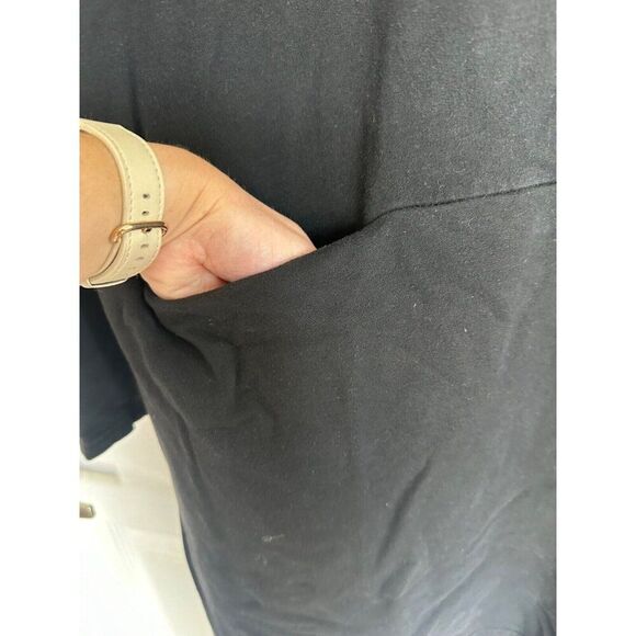Cut Loose Women's Large Black Sweater Dress Pockets - Picture 4 of 5
